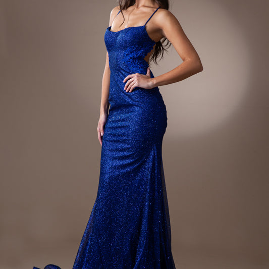 Vestido de sirena sin mangas de Amelia Couture TM1014