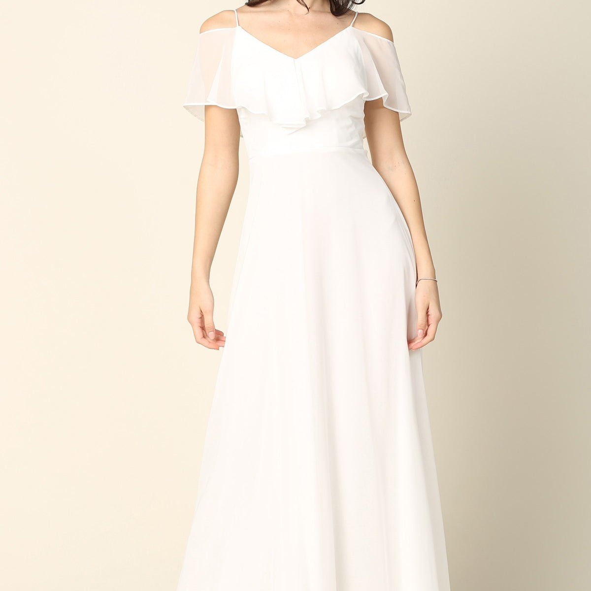 Vestido Blanco EVA 3263