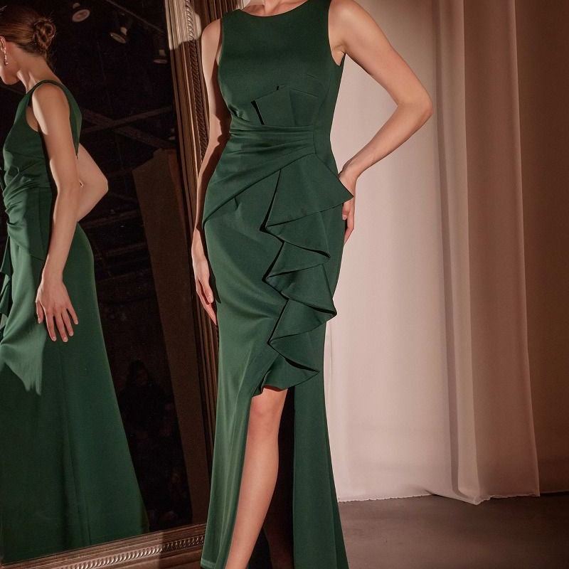 Vestido ajustado sin mangas de neopreno de Ladivine CH377