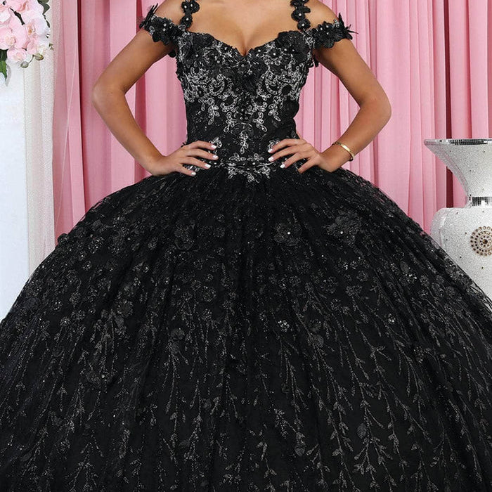 Vestido de quinceañera con hombros fríos LK172