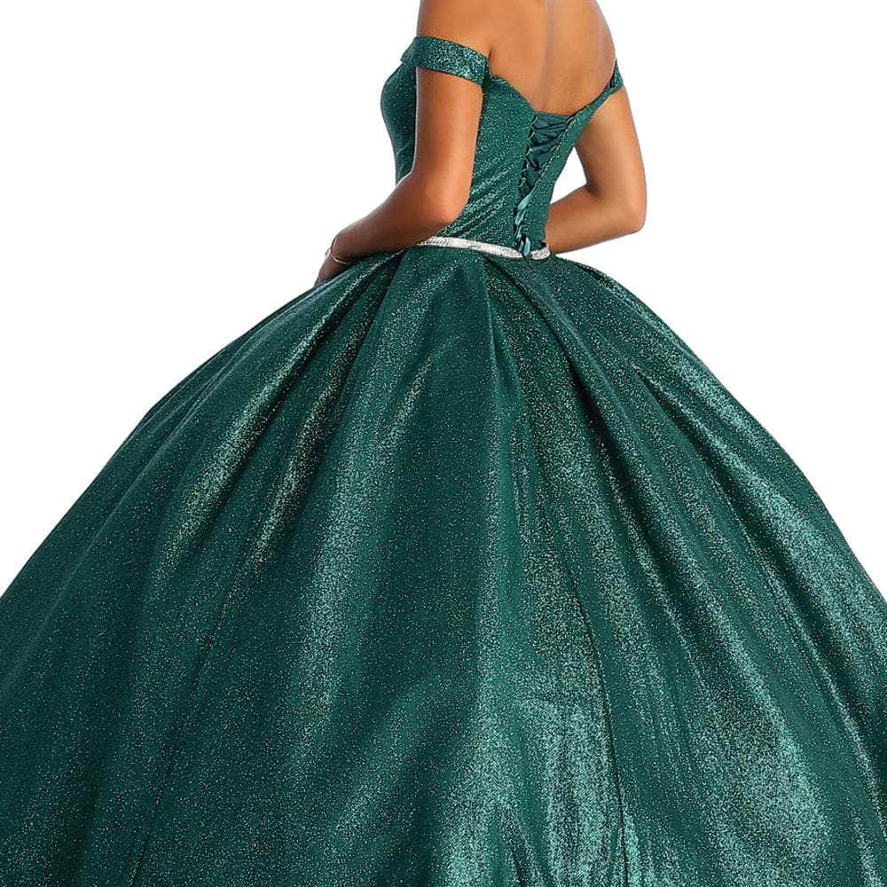Vestido de quinceañera con hombros descubiertos LK176