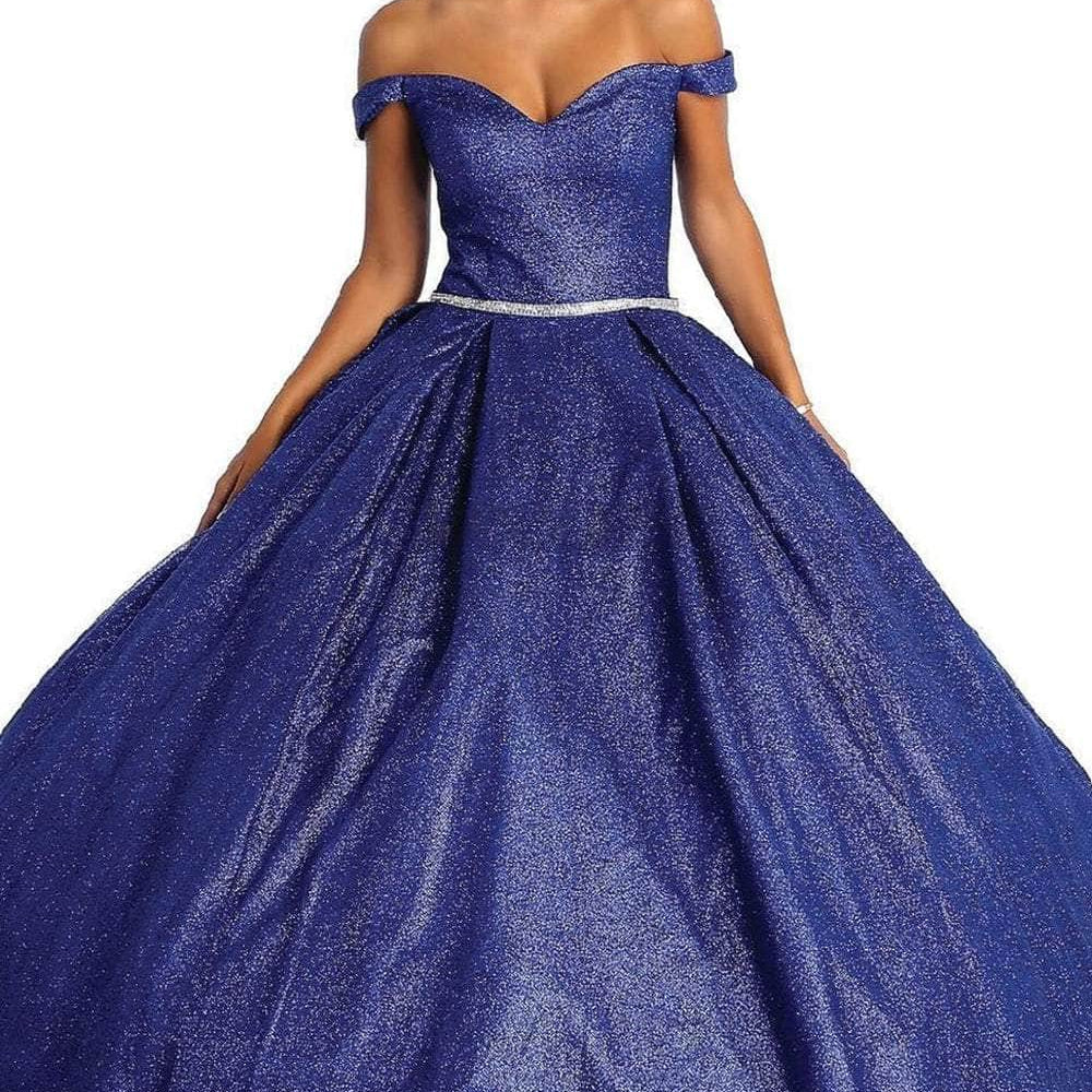 Vestido de quinceañera con hombros descubiertos LK176