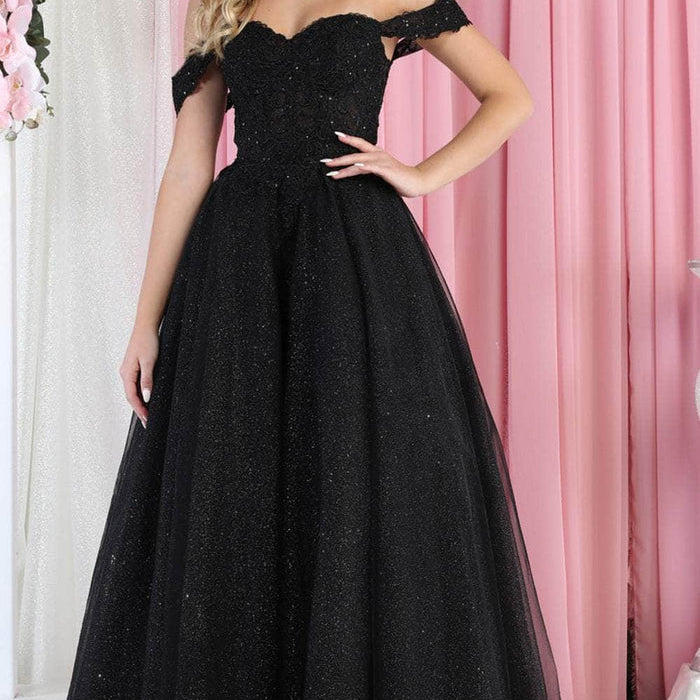 Vestido de quinceañera con apliques LK194