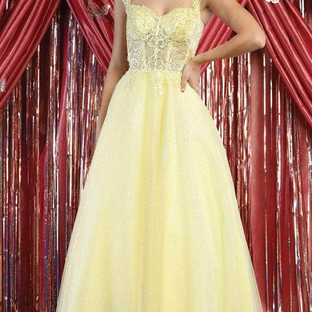 Vestido de quinceañera con apliques LK194