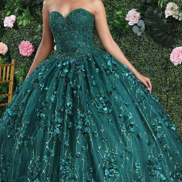 Vestido de quinceañera de encaje LK217