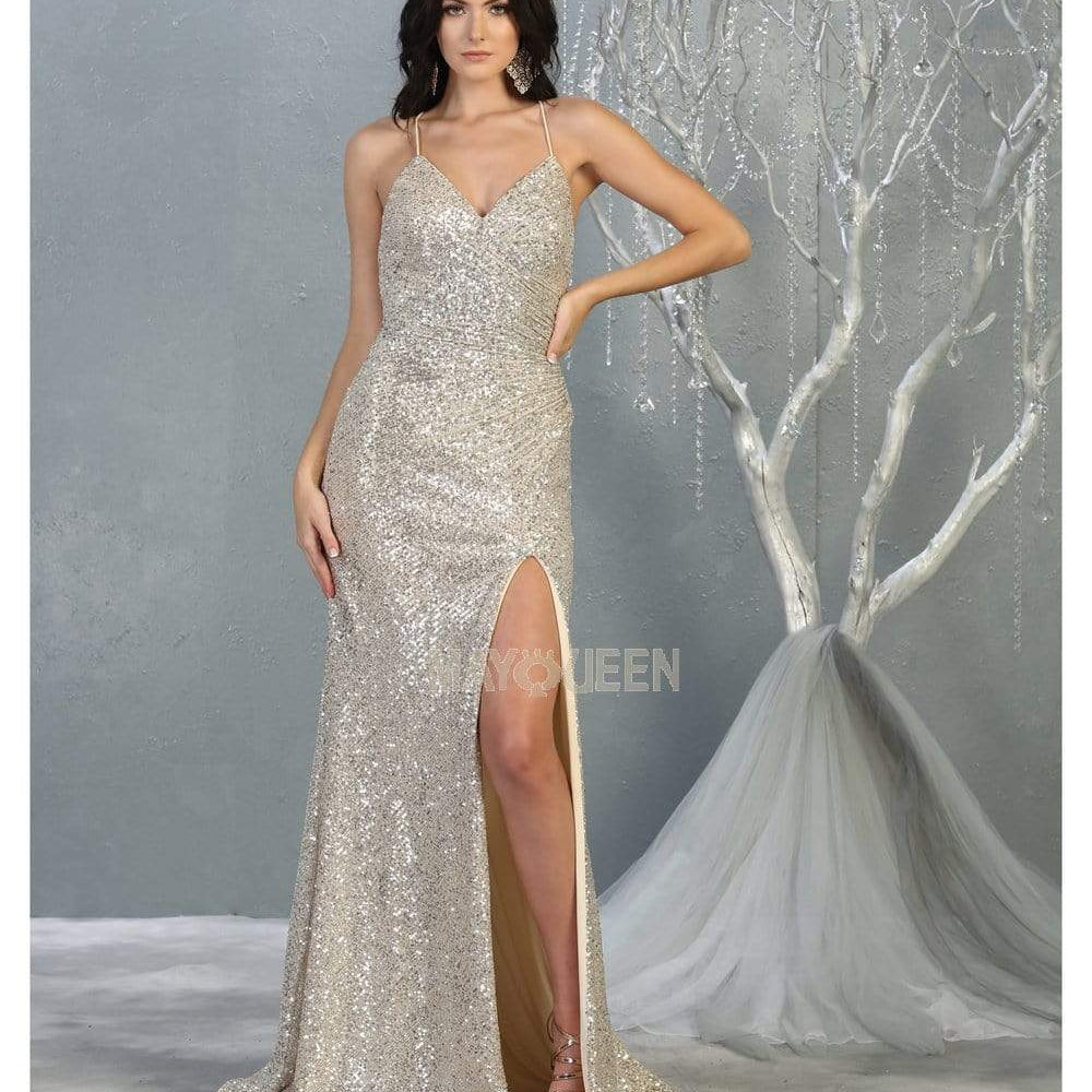 Vestido largo de May Queen RQ7852