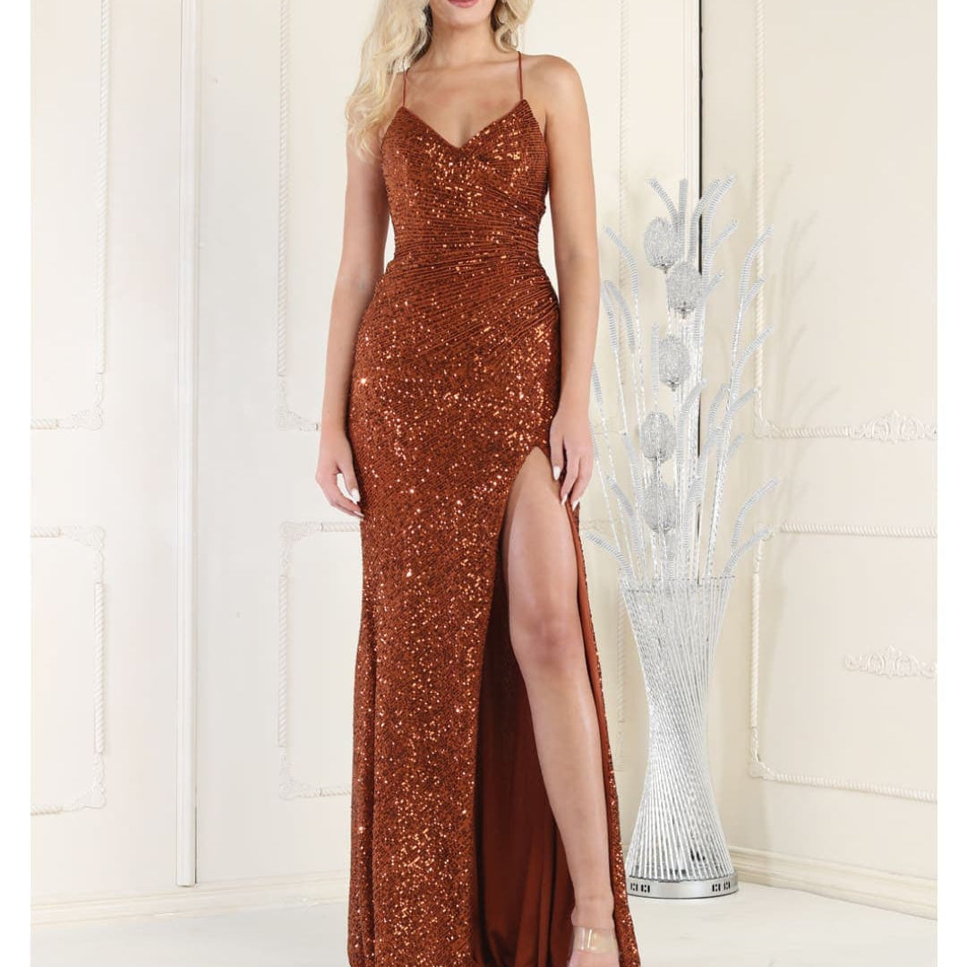 Vestido largo de May Queen RQ7852