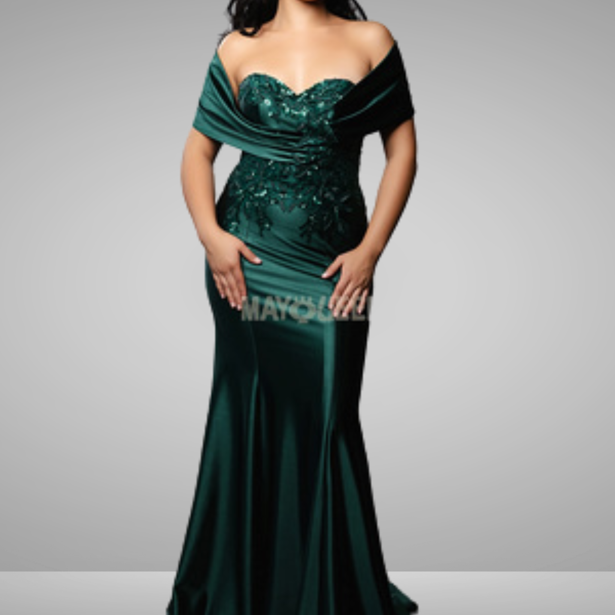 Vestido de largo de fiesta MQ2174