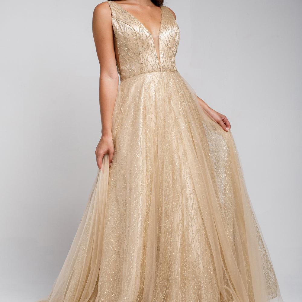 Vestido largo de Amelia Couture R010