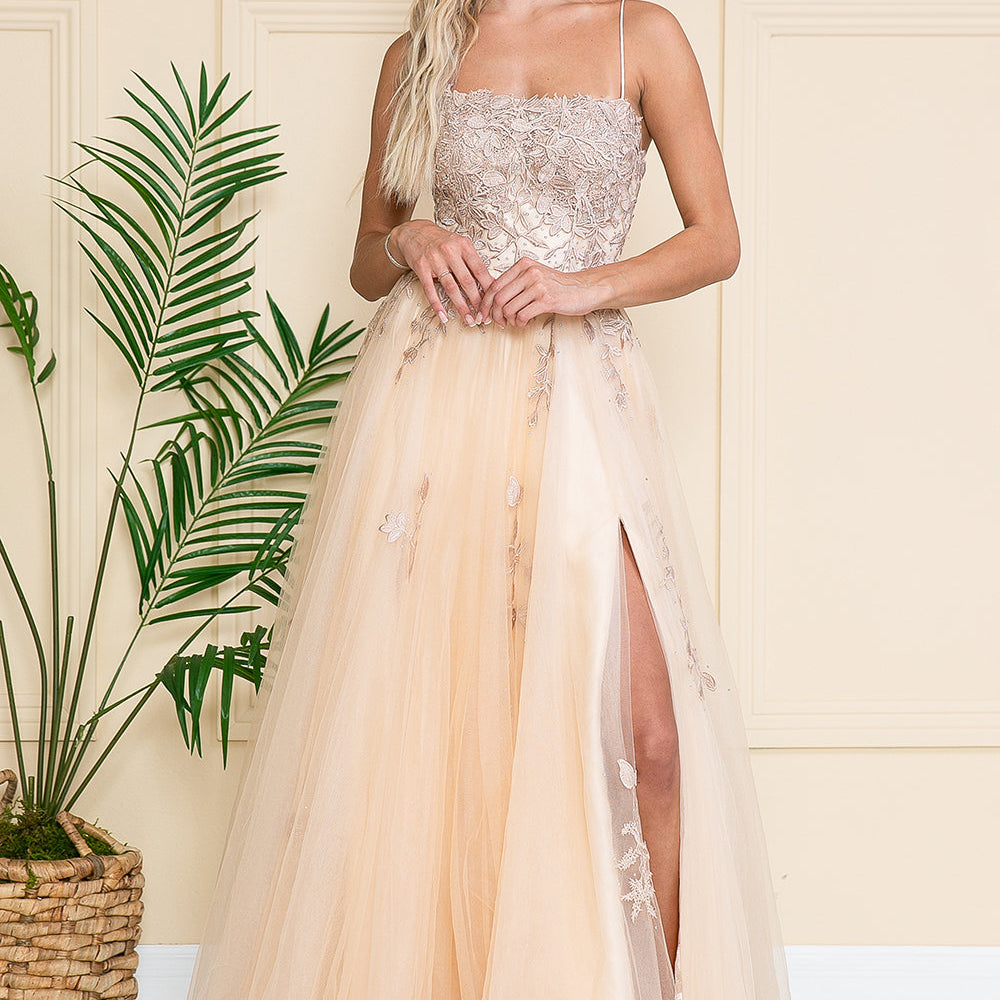 Vestido largo de Amelia Couture 7007