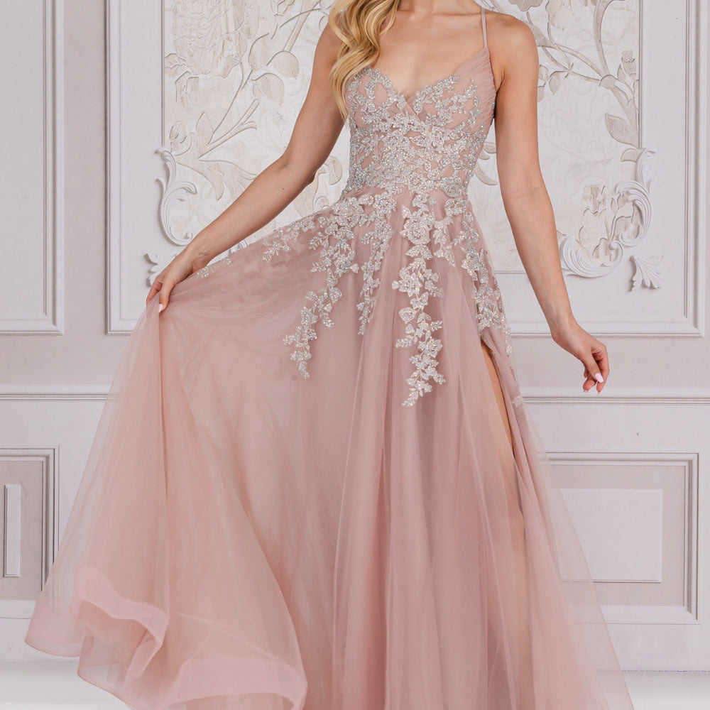 Vestido largo de Amelia Couture TM1006