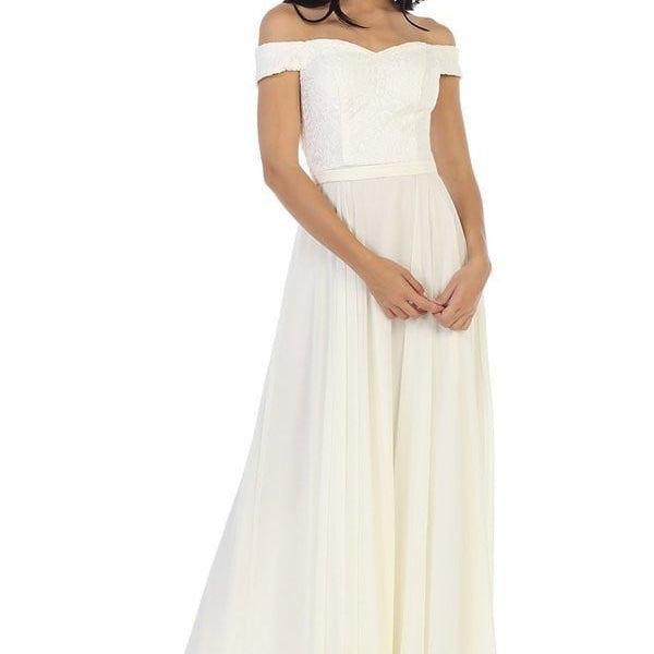 Vestido blanco de EVA Collection 3283