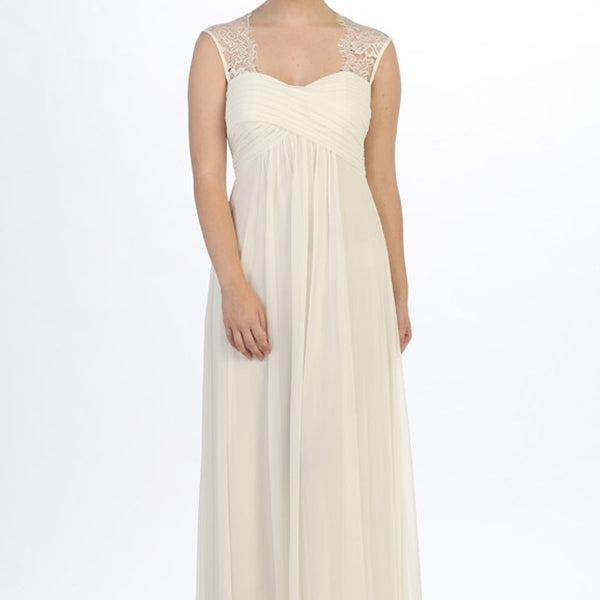 Vestido blanco de EVA Collection 3073
