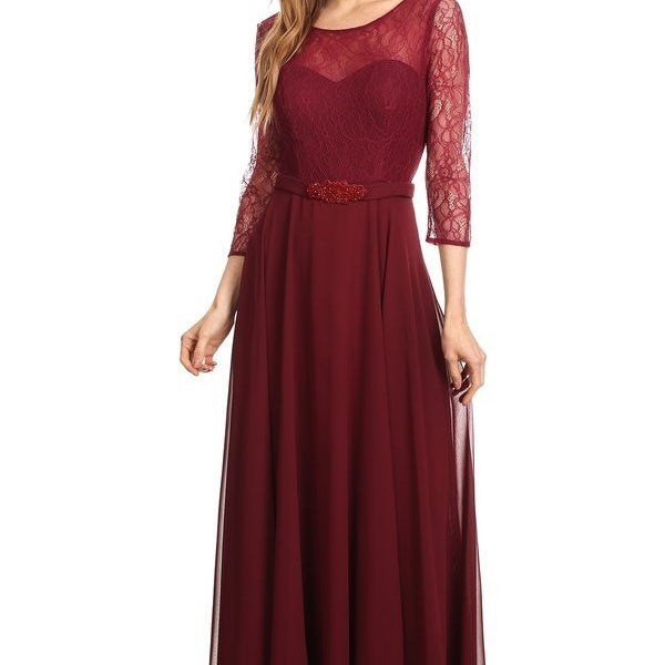Vestido largo de EVA Collection 3227