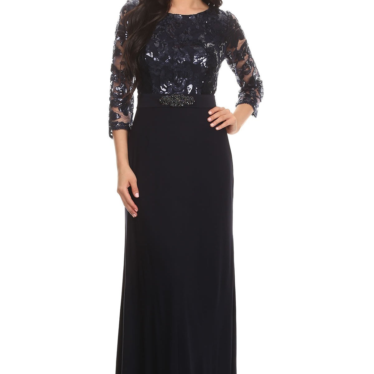 Vestido largo de EVA Collection 3163