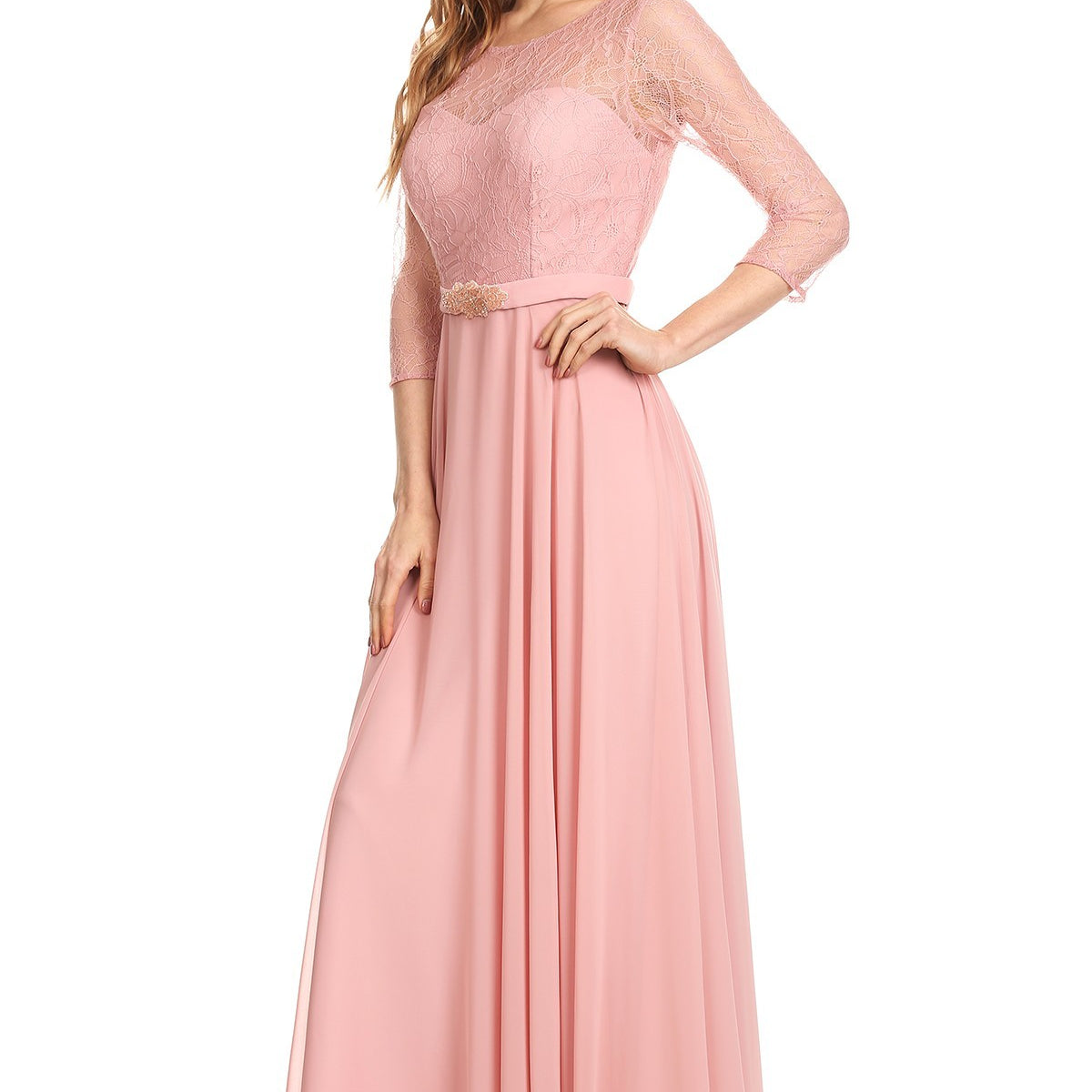 Vestido largo de EVA Collection 3227