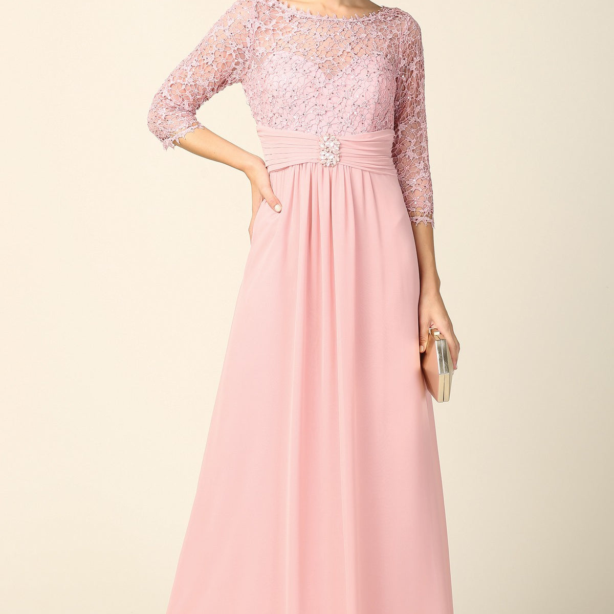 Vestido largo de EVA Collection 3108