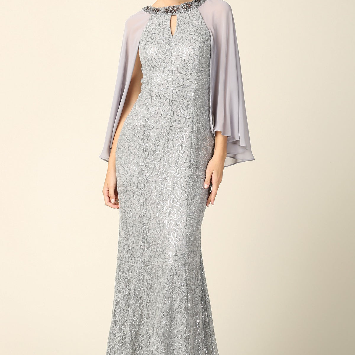 Vestido largo de EVA Collection 3276