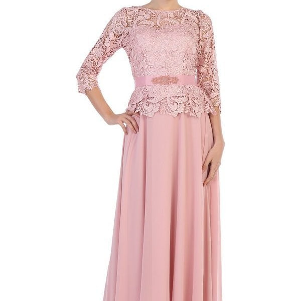 Vestido largo de EVA Collection 3142