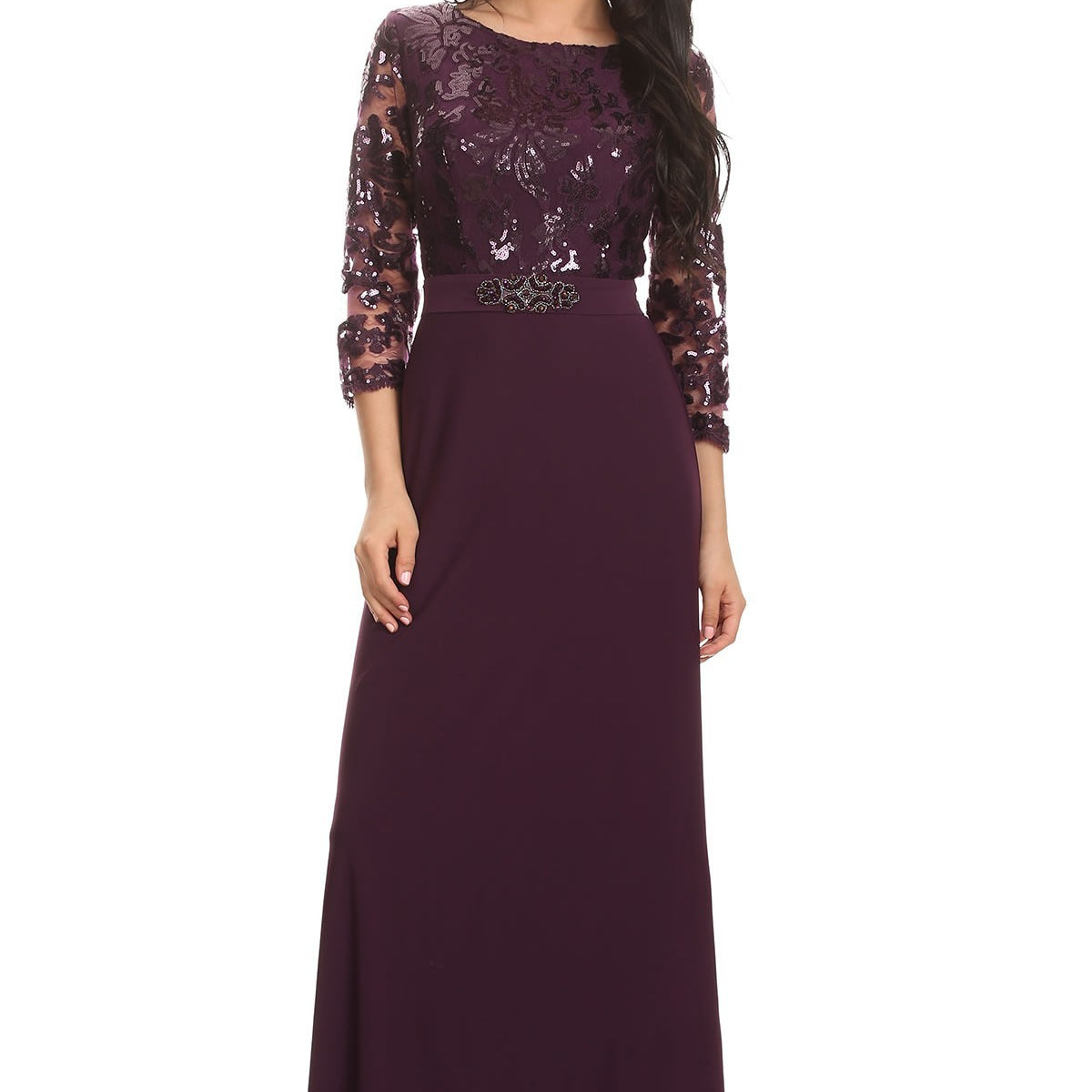 Vestido largo de EVA Collection 3163