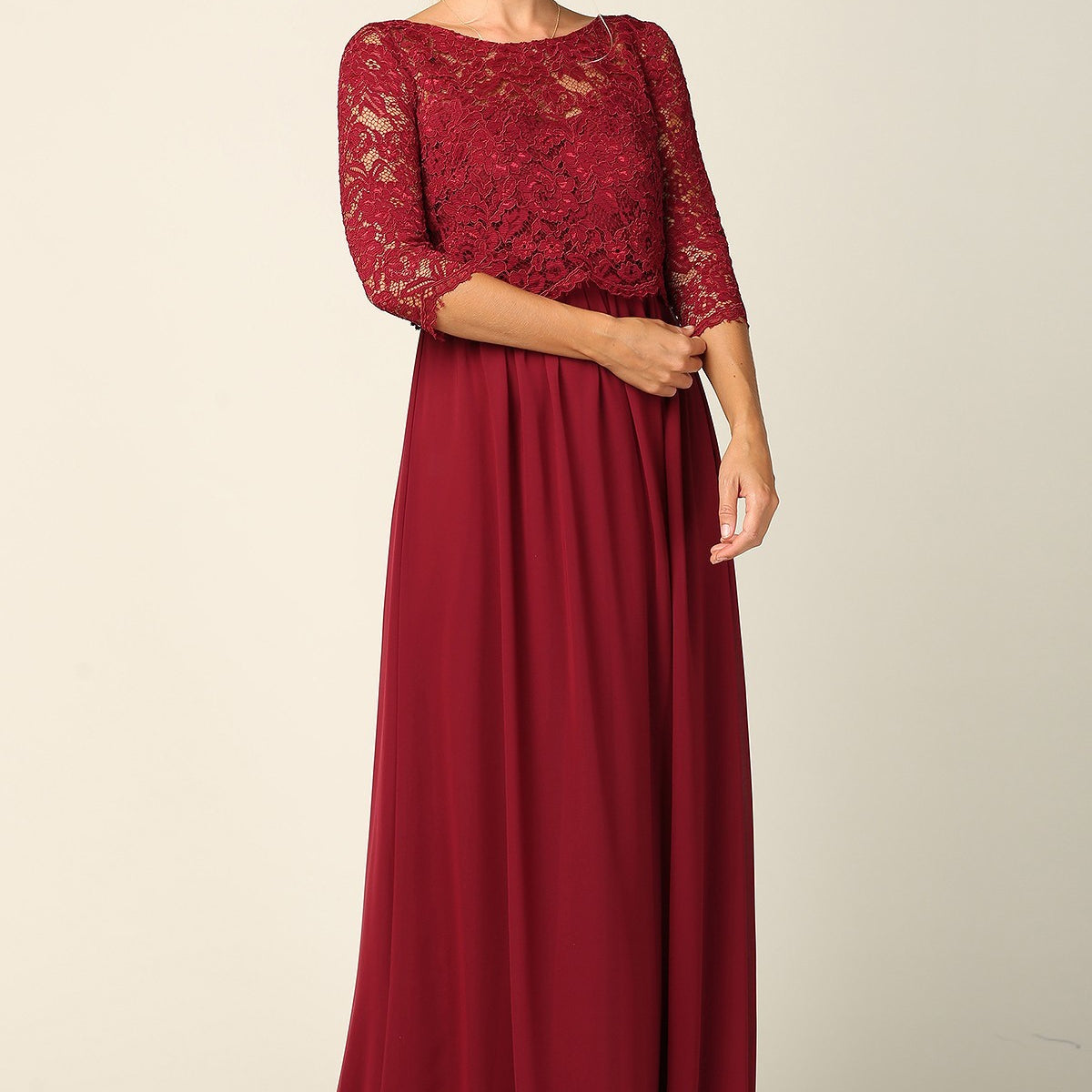 Vestido largo de EVA Collection 3399