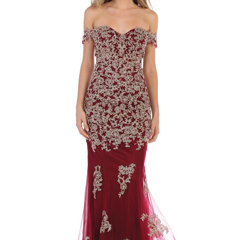 Vestido largo de EVA Collection 5154