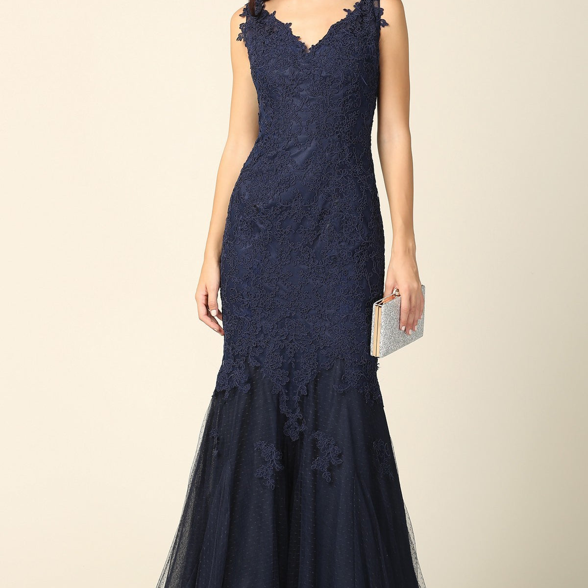 Vestido largo de EVA Collection 5162