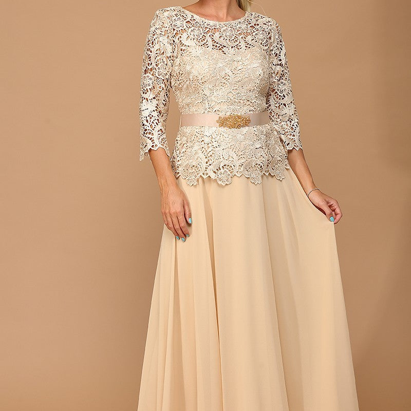 Vestido largo de EVA Collection 3142