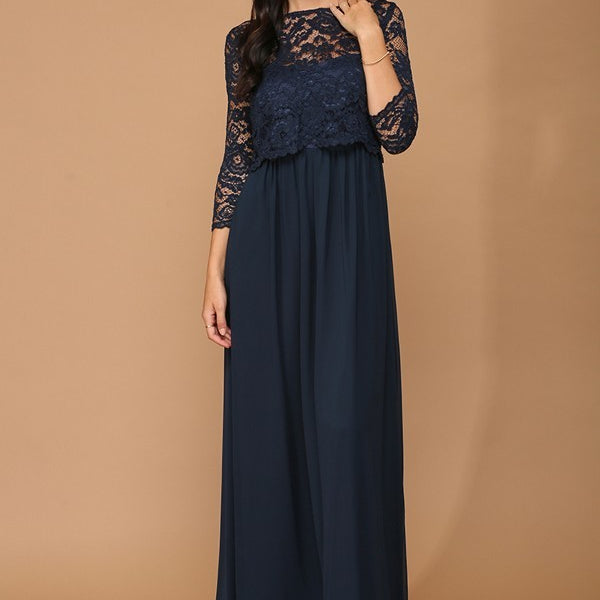 Vestido largo de EVA Collection 3399