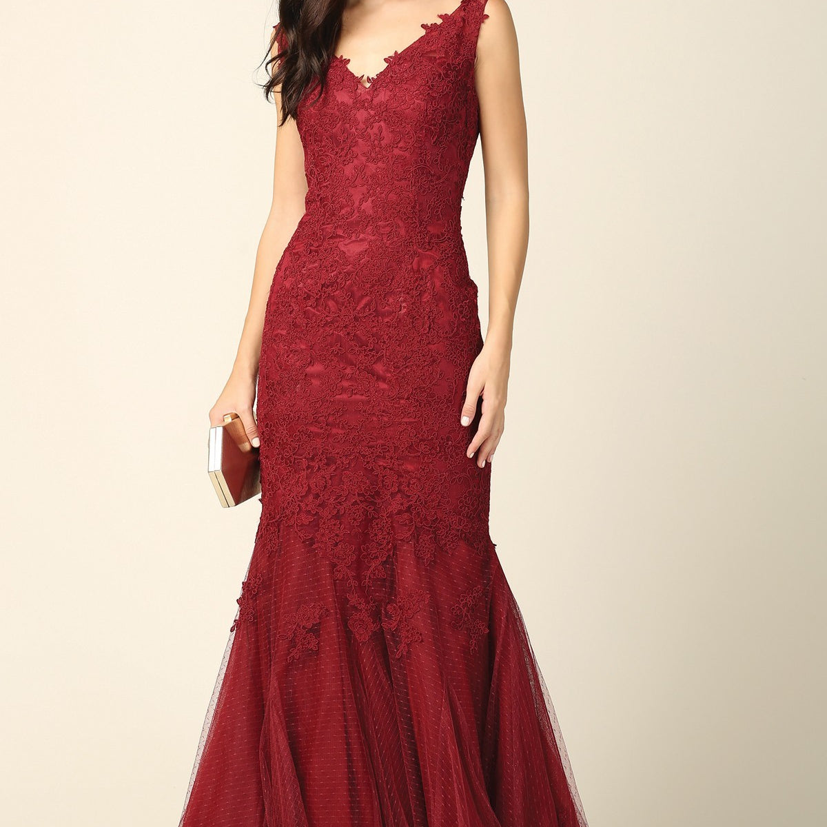 Vestido largo de EVA Collection 5162