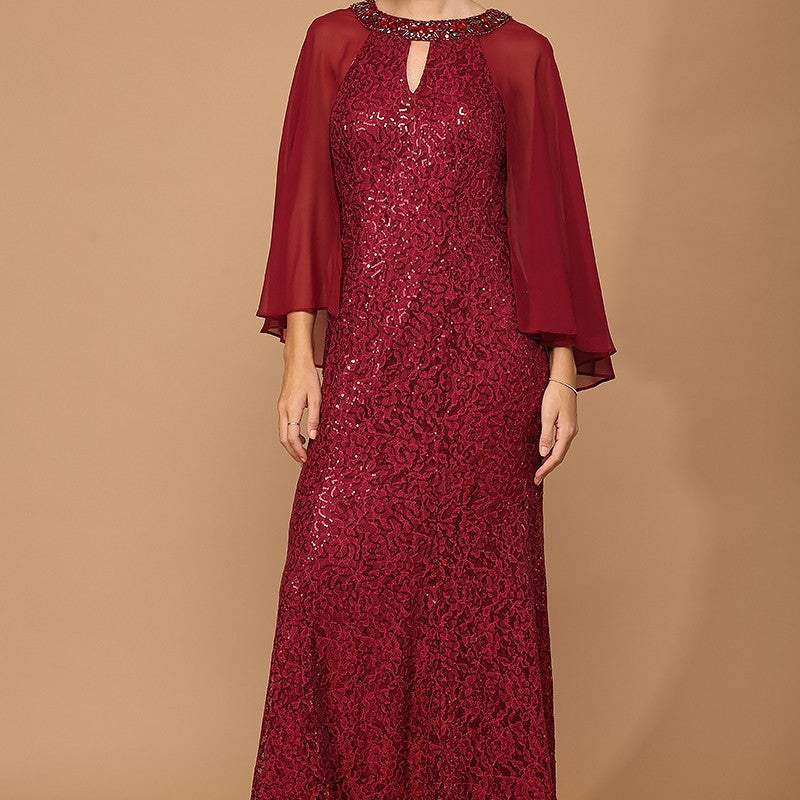 Vestido largo de EVA Collection 3276