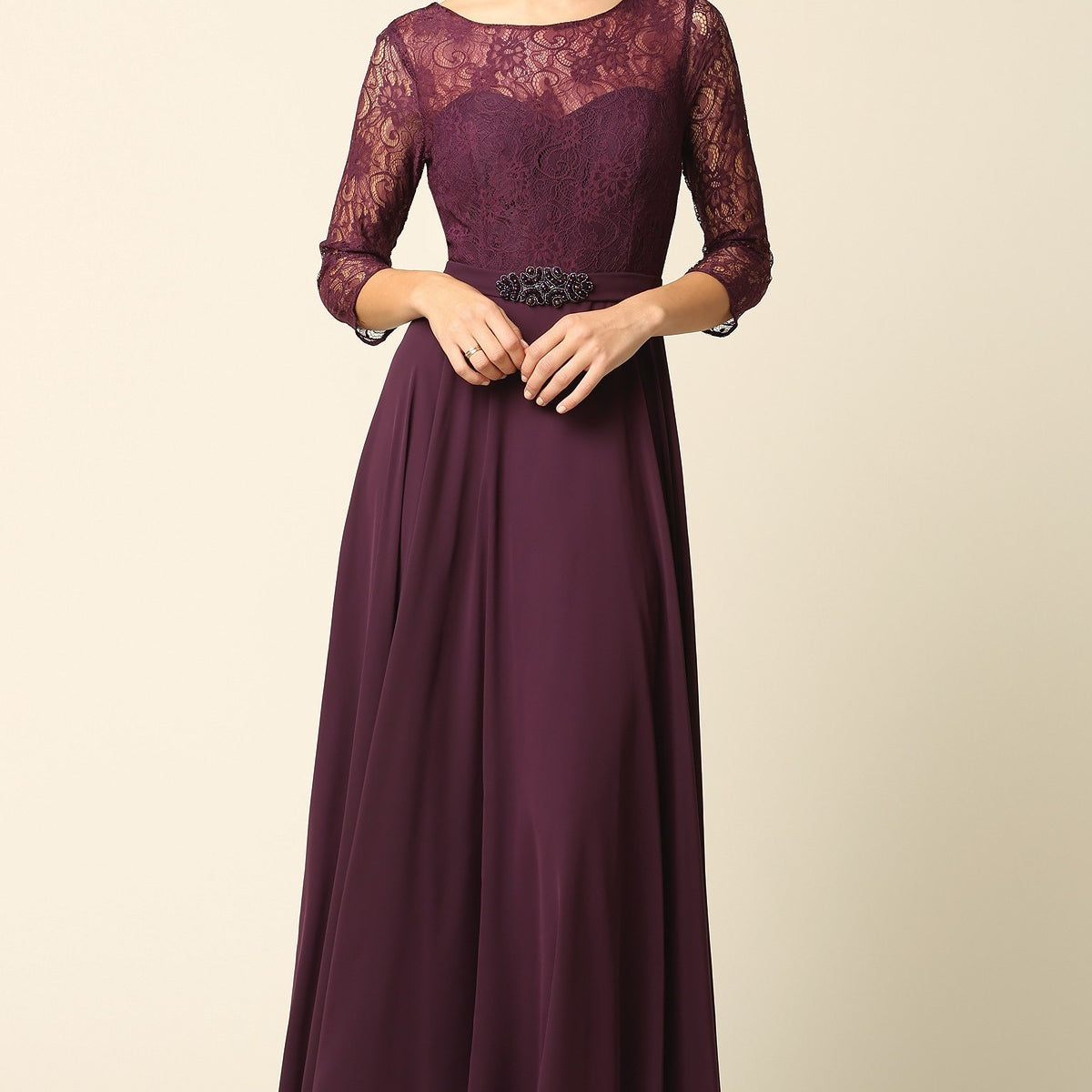 Vestido largo de EVA Collection 3227
