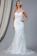 Amelia Couture 7024 Vestido Largo Sin Mangas Bordado Malla