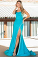 Amelia Couture 399 Glitter Jersey Vestido Largo Sin Mangas