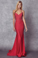 Vestido de sirena con espalda de encaje y cuentas de Juliet 276