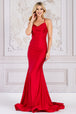 Vestido de sirena con cuello redondo de Amelia Couture 3012