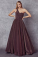 Vestido largo con one shoulder de Juliet 205
