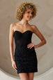 Vestido corto de Amelia Couture 7053S