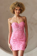 Vestido corto de Amelia Couture 7053S