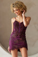Vestido corto con corsé y apliques brillantes de Amelia Couture 5059S