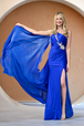 Amelia Couture 7056 - Vestido con hombros descubiertos