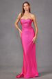 Vestido de sirena sin tirantes de Juliet JT2472R