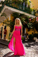 Vestido corsé ajustado con aberturas de Nox Anabel A1384