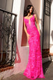 Vestido sirena bordado lentejuelas de Nox Anabel E1274