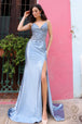 Nox Anabel E1285 - Vestido de fiesta sin mangas bordado