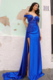 Nox Anabel E1451 - Vestido de fiesta fruncido con hombros fríos
