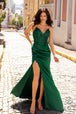 Nox Anabel F1466 - Vestido de fiesta con cuello en V y pedrería