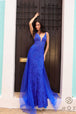 Vestido de novia sin mangas bordado de Nox Anabel G1353