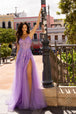 Vestido sin mangas con apliques de lentejuelas de Nox Anabel H1350