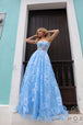 Vestido de novia corsé floral bordado de Nox Anabel T1332